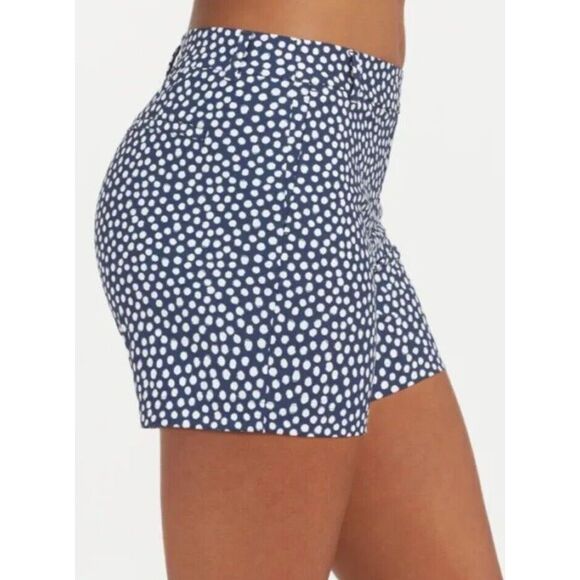 Spanx 50212R Women Sz XS Sunshine Shorts 6" Navy Painted Dot - Picture 9 of 15
